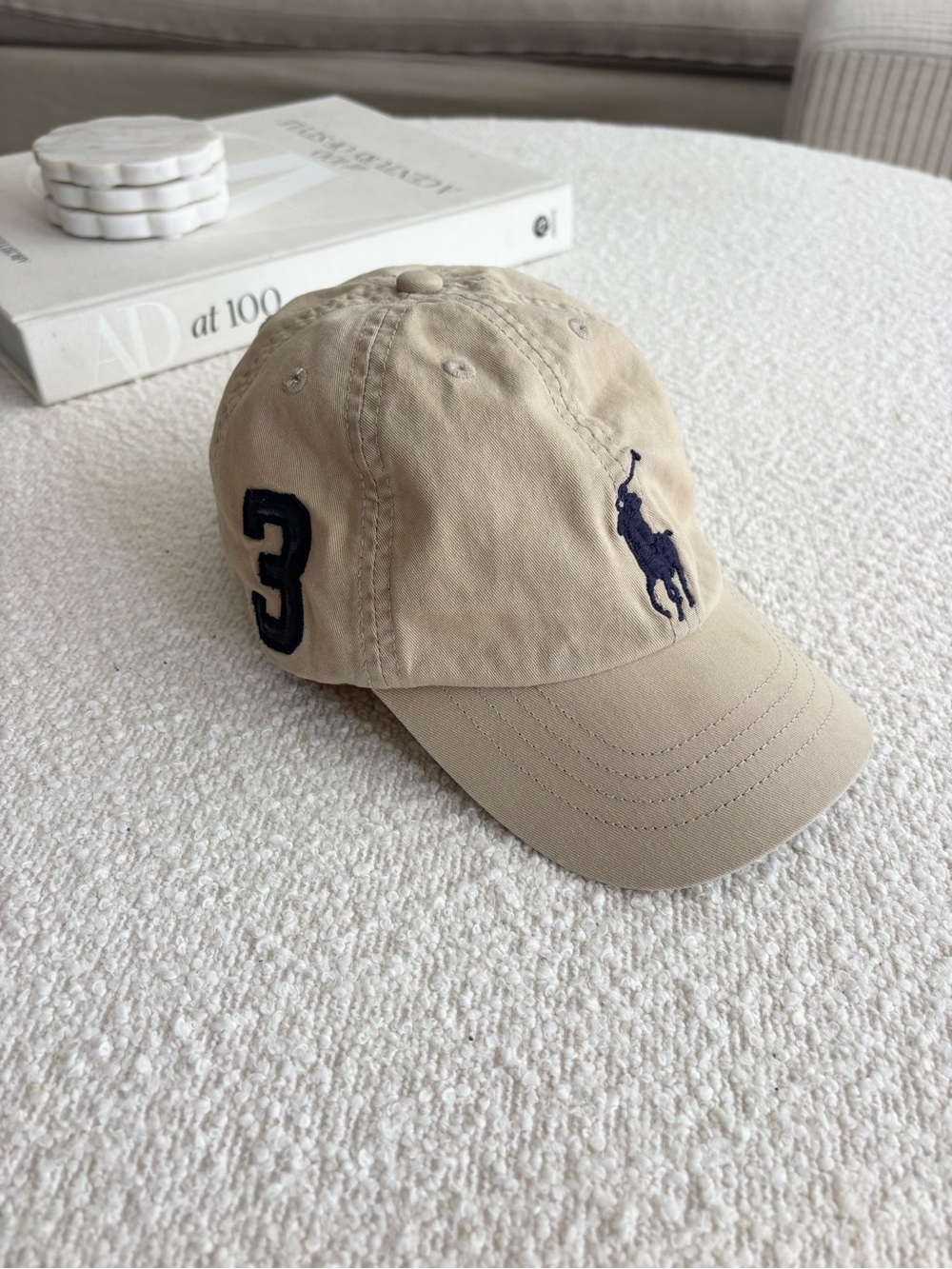 Polo by Ralph Lauren Kids Big Pony Khaki Baseball Cap